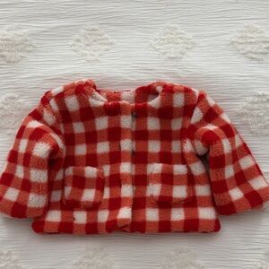 Hannah Anderson Baby Printed Faux Shearling Jacket